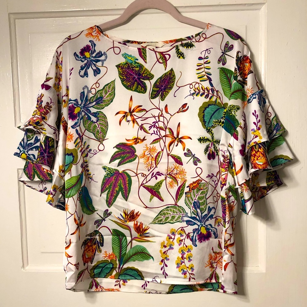 H&M print blouse